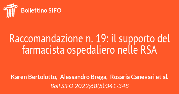 La somministrazione di farmaci tritati nelle residenze per anziani